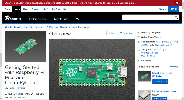 Raspberry Pi Pico CircuitPython ロータリーエンコーダ テスト - JH7UBCブログ