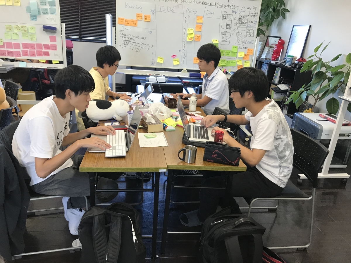 開発中の光景
