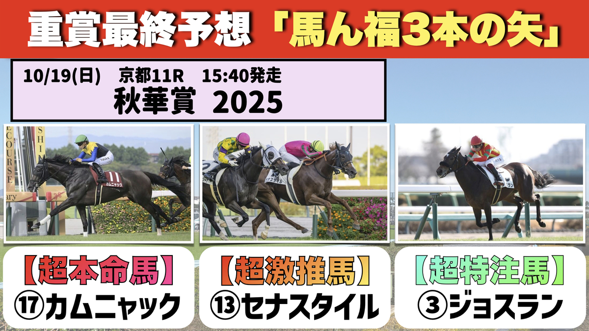 【秋華賞】馬ん福予想🎫 - 【公式】馬ん福の競馬予想ブログ