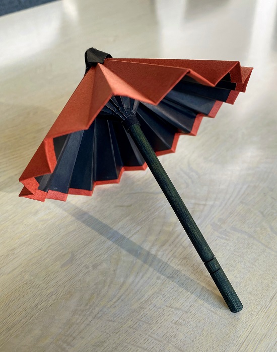 折り紙でつくる和傘。 - 三都BLOG