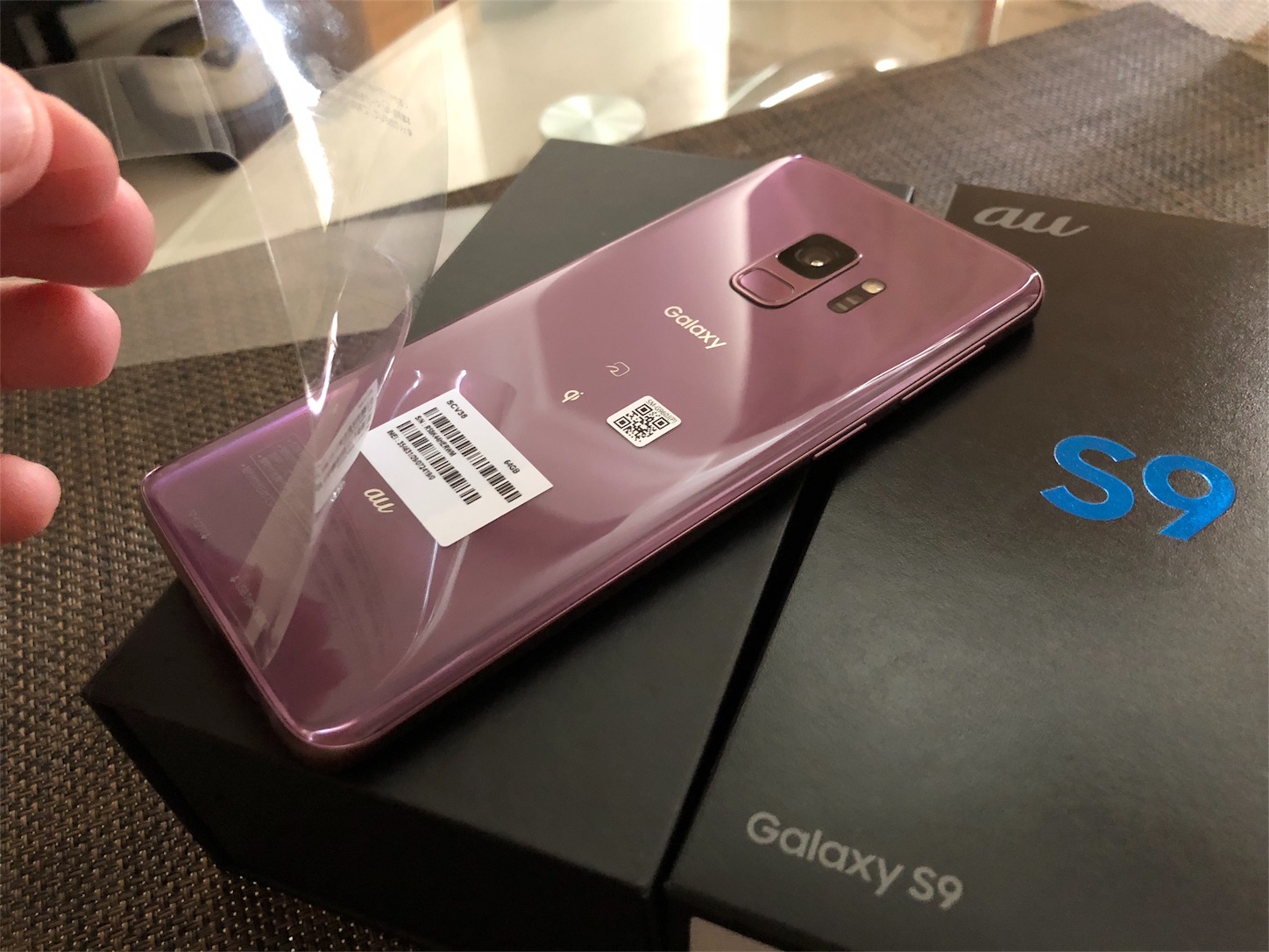白ロム 新品同様のau版galaxy S9 Scv38 をイオシスで購入 開封の儀 スマスタ 白ロム 新品同様のau版galaxy S9 Scv38 をイオシスで購入 開封の儀 スマスタ
