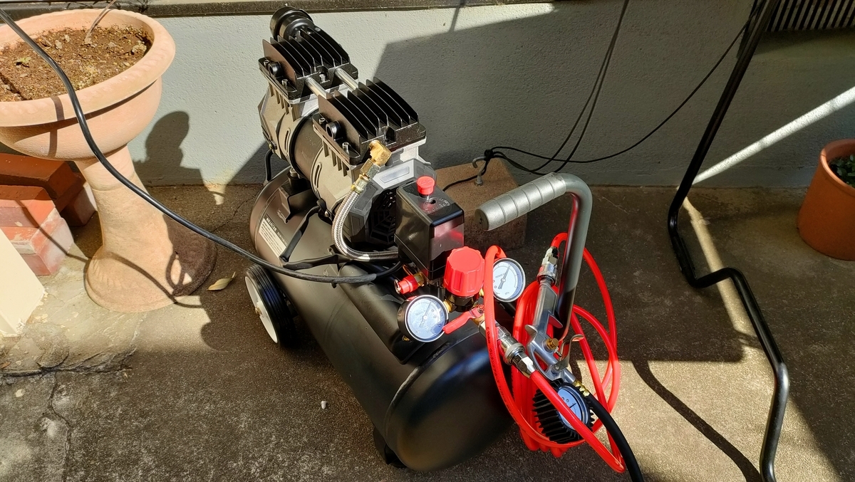 コンプレッサー購入！ - F700GS-林道＆整備記録