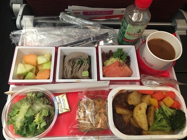JAL 日本航空 機内食セット 4組セット JAL国際線 エコノミークラス 機内食