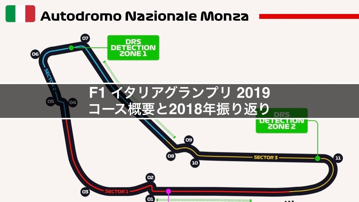 F1 イタリアグランプリ 2019 コース概要と2018年振り返り 自宅警備員のゆる いブログ