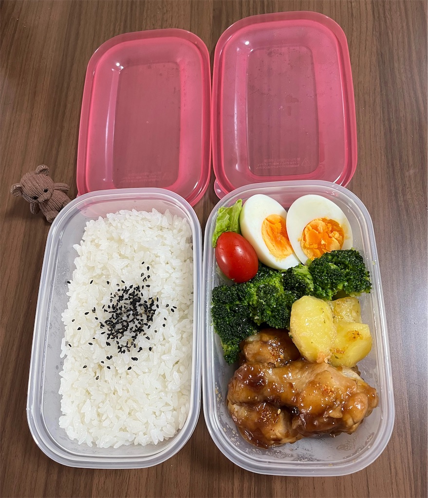 休日のお弁当】タッパー弁当②『まるみキッチンレシピでお弁当