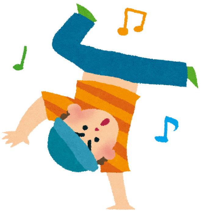 ヒップホップダンスのイラスト