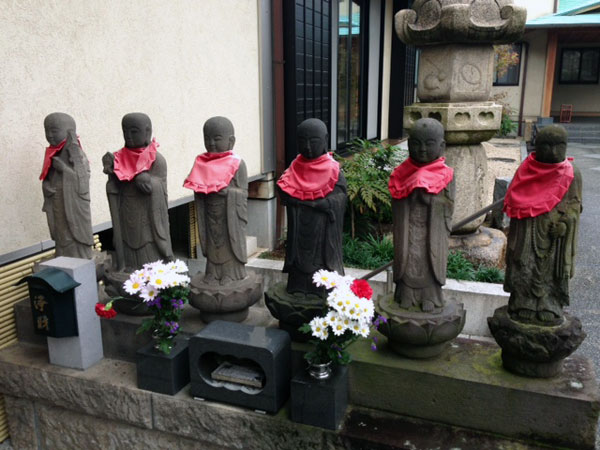 江戸期「屋敷・合掌地蔵菩薩」六道地蔵・救済・屋敷祀り・清石仏・念持