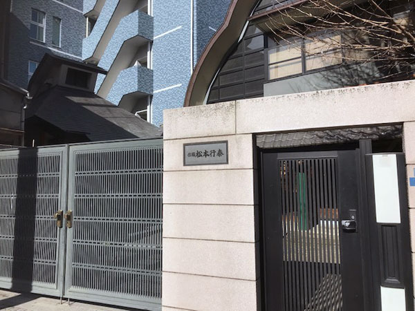 目黄不動尊 山門