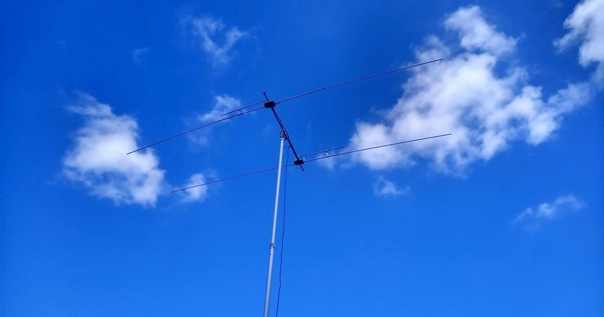 準軽量 50MHz 2エレ HB9CV アンテナ製作記 - JK3SIC アマチュア無線局