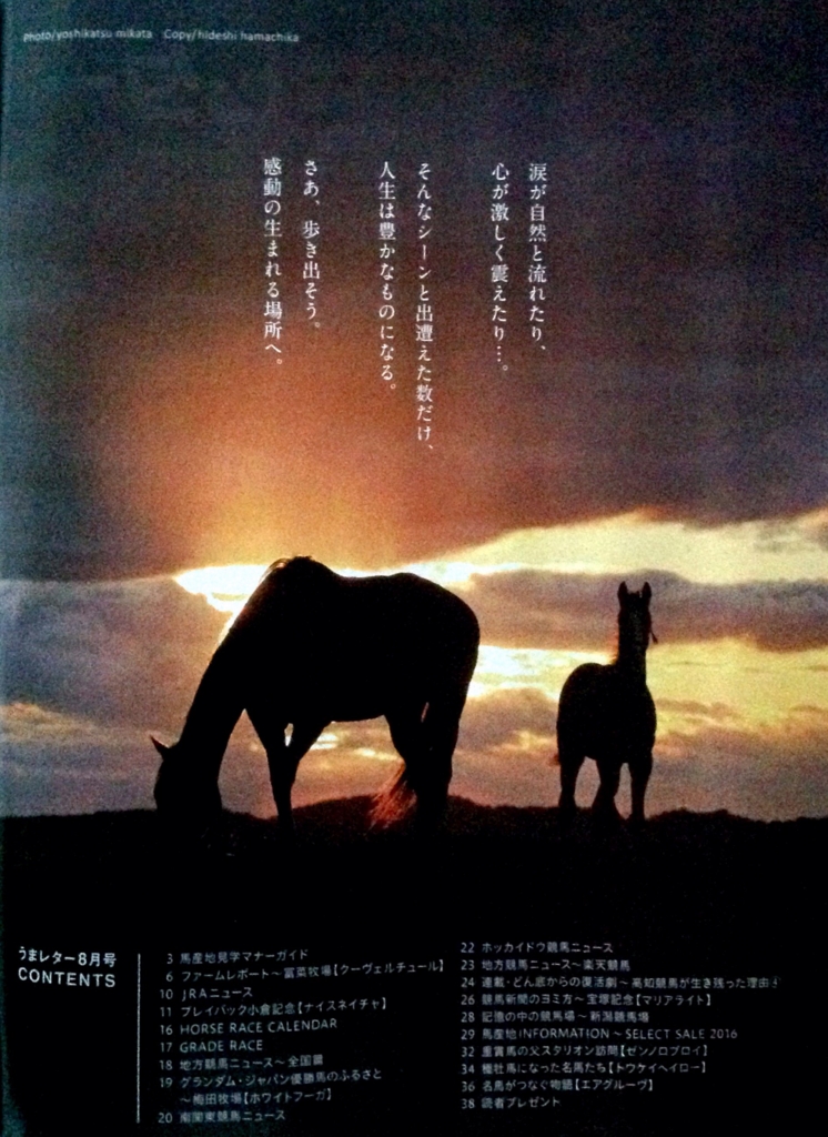 16 08 うまレター 16年08月号 Vol 110 白狸の考現家 ｋｅｉｂａ