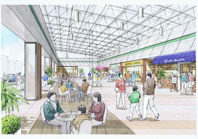 大和跡地広場イメージパース