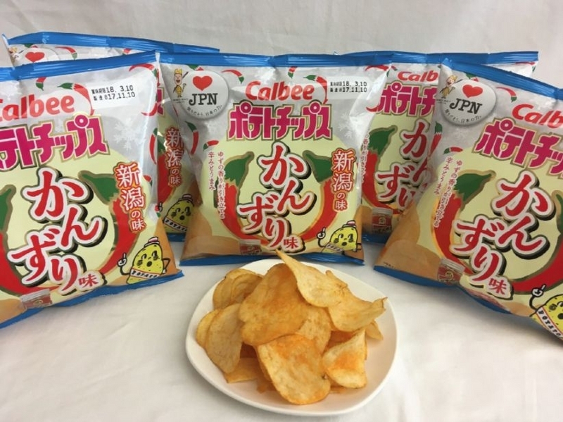 かんずり味ポテトチップス