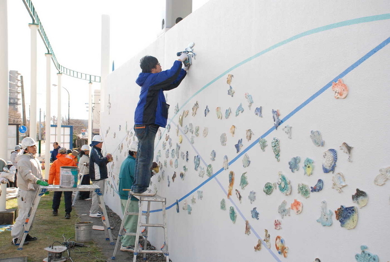 091205水族館陶板レリーフ②