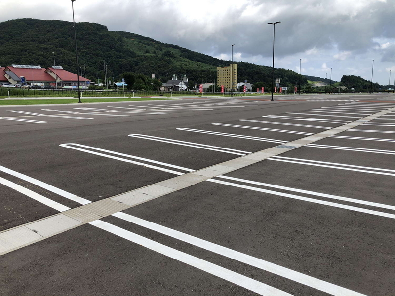 道の駅あらい駐車場