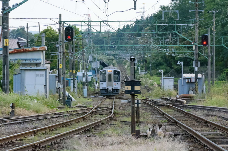 二本木駅スイッチバック