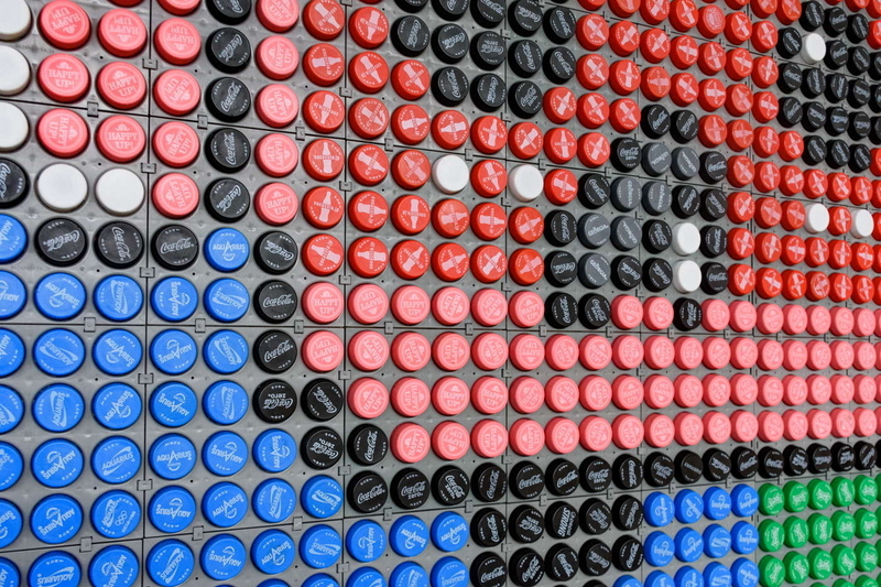 トキ鉄ペットボトルアート２