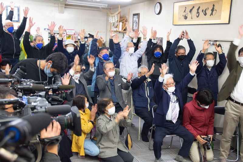 梅谷氏会場万歳