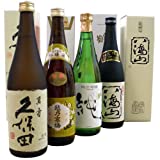 【新品】新潟銘酒飲みくらべ 720ml×4本セット【久保田萬寿,越乃寒梅特撰,〆張鶴純,八海山大吟醸】53