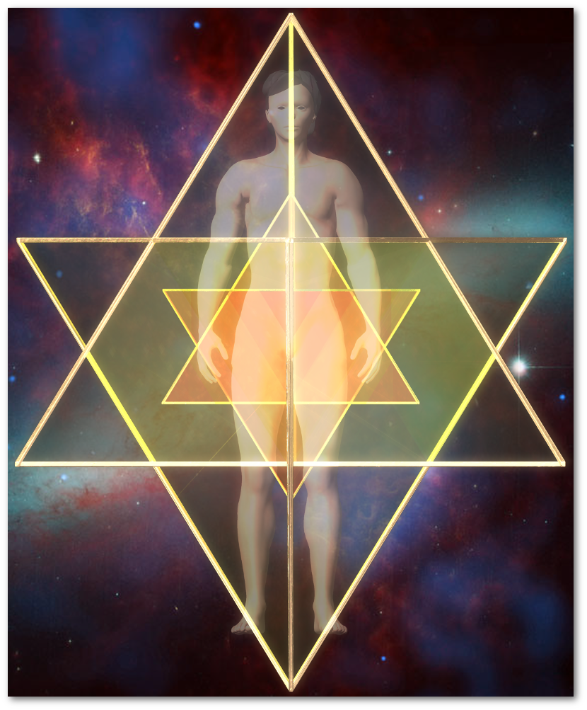 merkaba double-star tetrahedron front