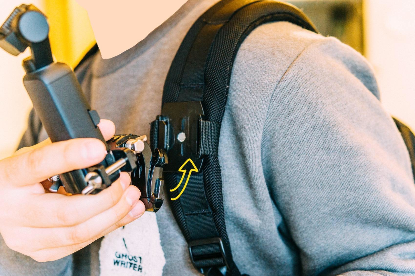 Goproマウントでカメラをバックパックに取り付けてみた ハンズフリーって便利 ものものブログ