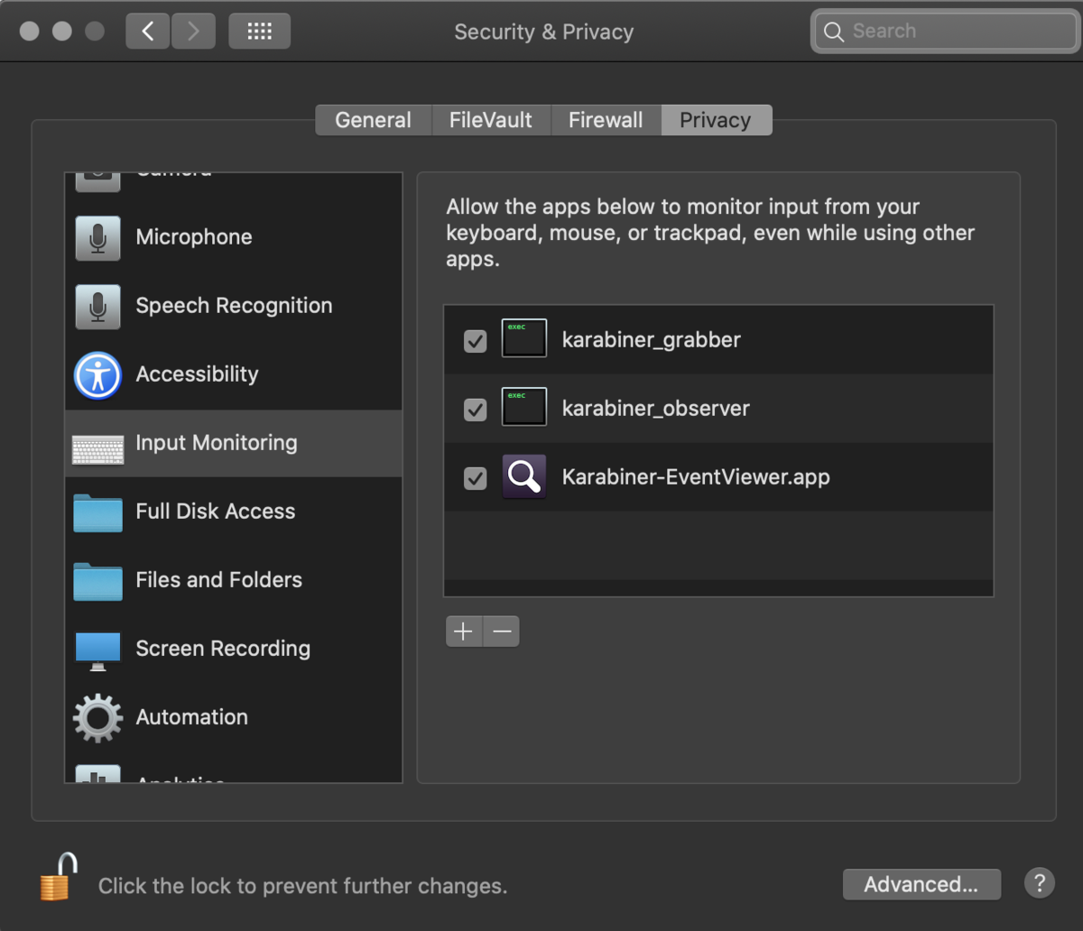 karabiner elements macos