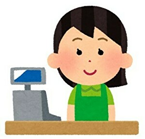 レジのイラスト