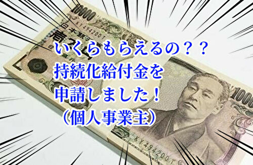 持続化給付金のトップ画像