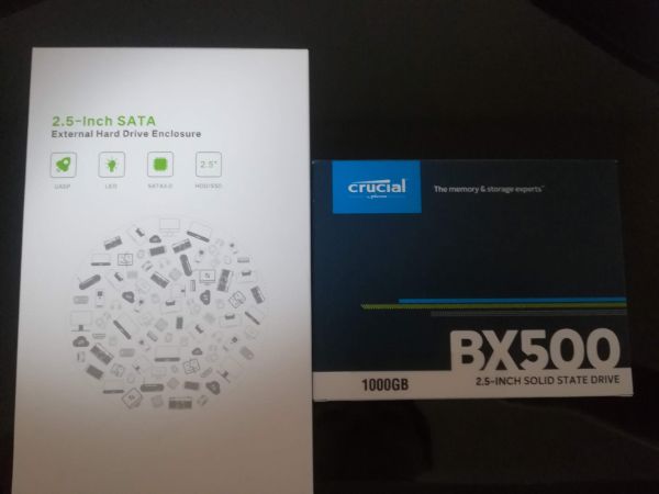 SSDとUSB3.0の2.5インチマウンターの購入