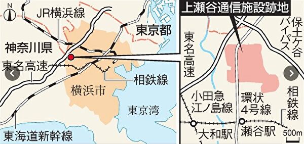 大型テーマパークが建設地横浜市瀬谷区のどの辺でどのくらいの広さ?