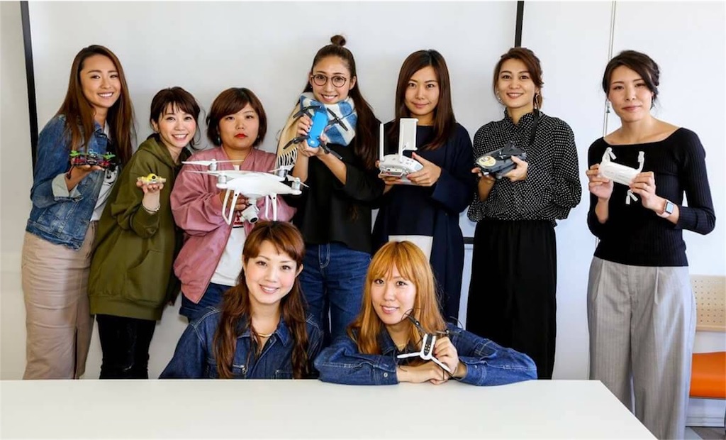 ドローン女性雇用促進協会とは ドローンを片手に女性が活躍する未来を創造する“チームはちどり”