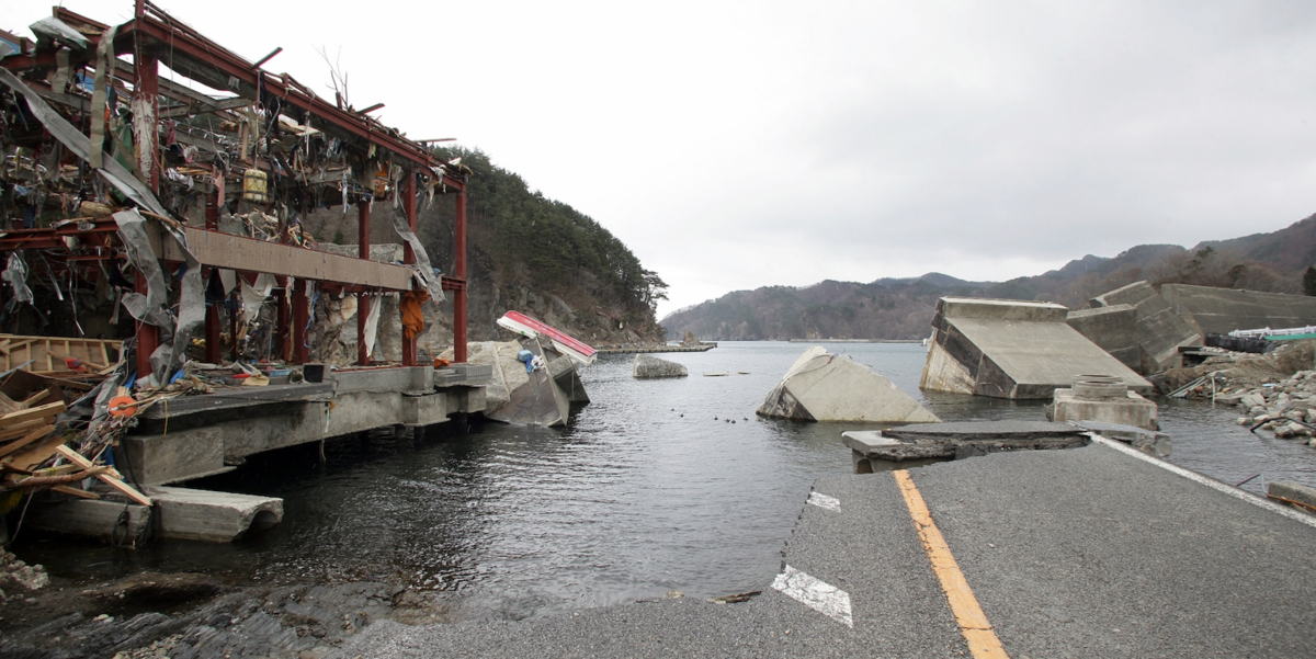 東北大震災・3.11の釜石市