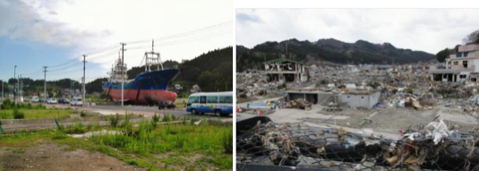 東北大震災の被害状況