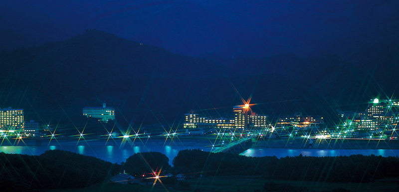 つなぎ温泉夜景