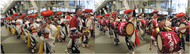 山岸さんさ踊り保存会”の皆さんによる“さんさ踊り”