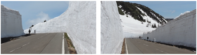 5月3日(土)の八幡平見帰り峠付近
