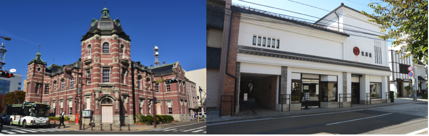 岩手銀行赤レンガ館と宮沢賢治縁の光原社
