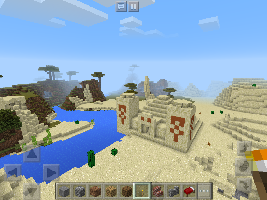 Minecraft Pe お試シード値 ピラミッド Joy Planet