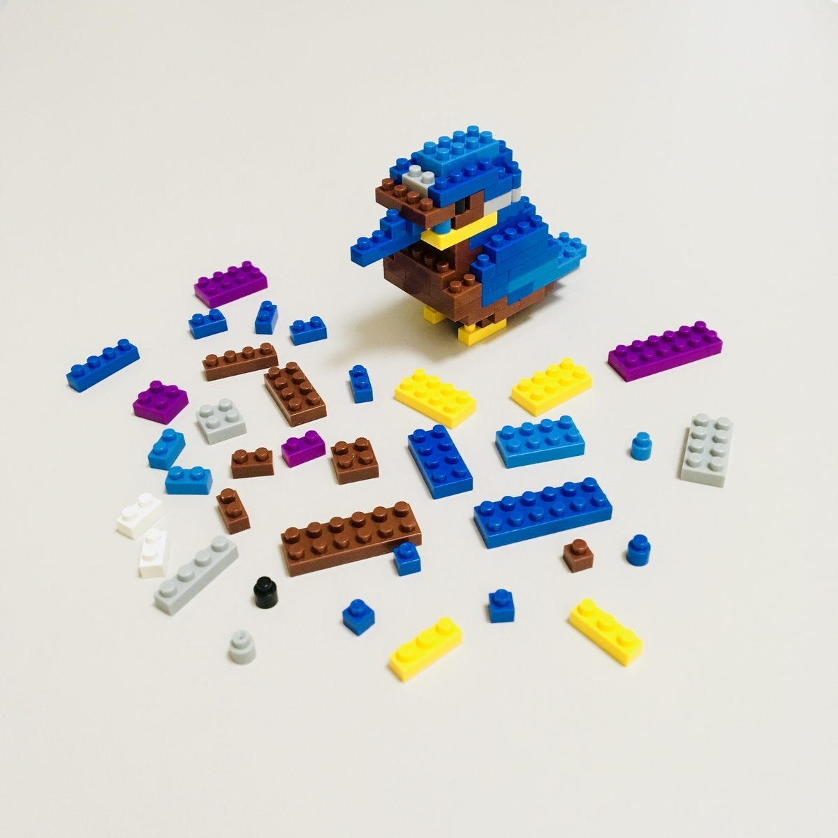 100均ブロック】小さなLEGO風ブロック #42《MINIBLO》トリ - JOY