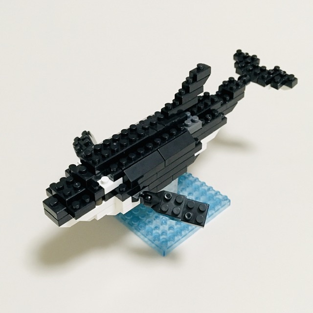100均ブロック 小さなlego風ブロック 110 Petit Block 海のなかま シャチ Joy Planet