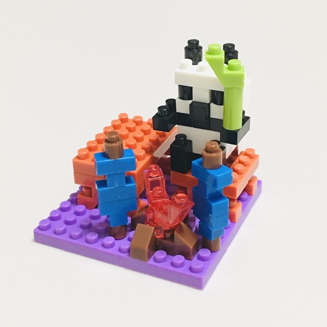 100均ブロック 小さなlego風ブロック 116 Kids Block みんなの森 ぱんださん Joy Planet