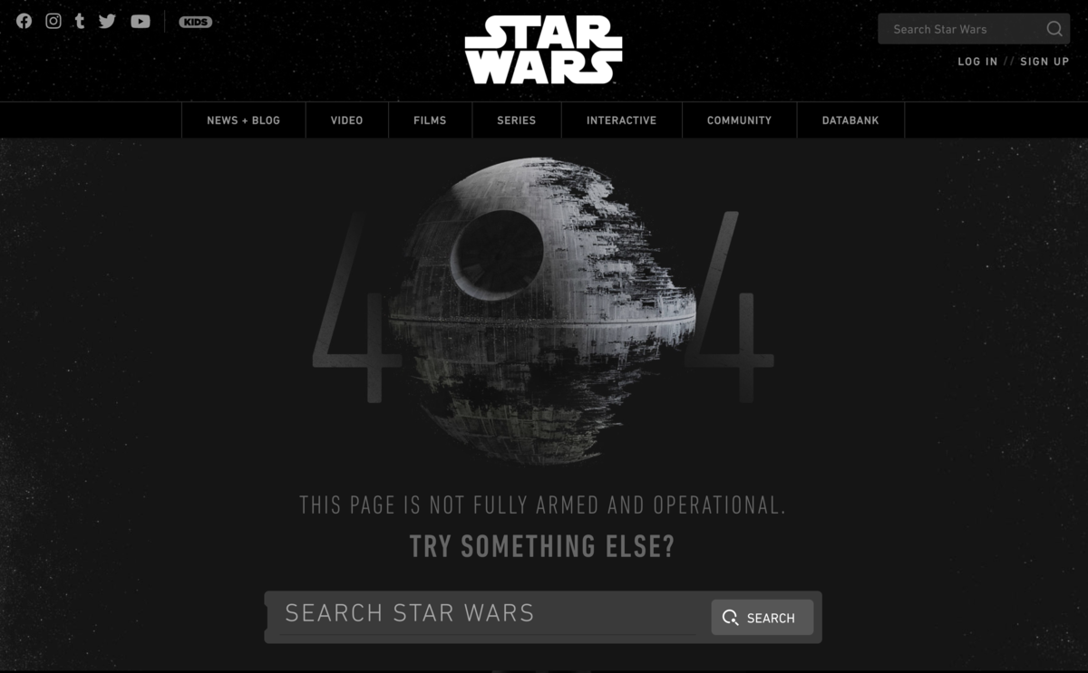 ディズニー公式サイト群のエラーページ集 Var Log Jsoizo