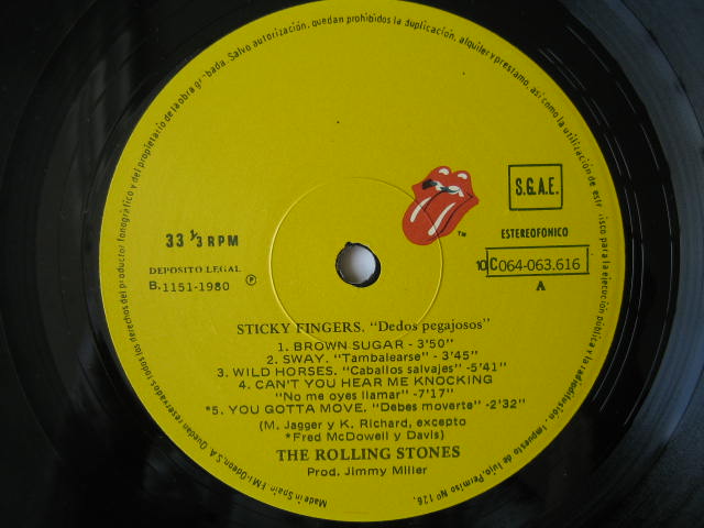 The Rolling Stones WE LOVE YOU スペイン盤レコード The Rolling Stones – We Love You – Vinyl (7