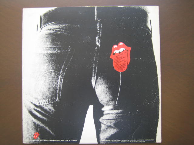 ローリ ング・ストーンズ STICKY FINGERS USA盤プロモいろいろ