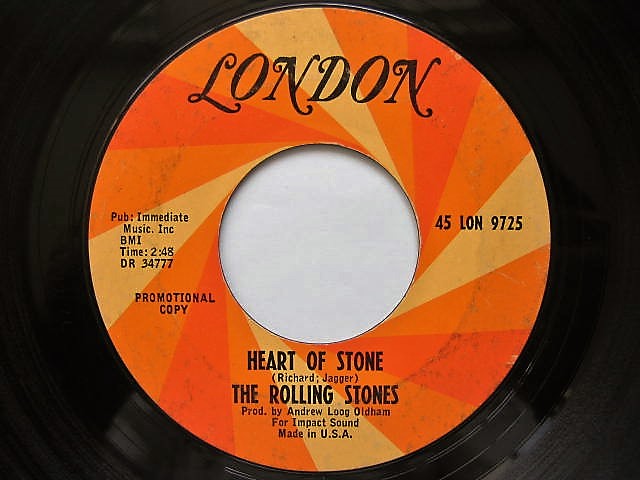 ★ＵＳオリジナル盤★『HEARTS OF STONE』ハーツ・オブ・ストーン ローリング・ストーンズ USA盤シングルHEART OF STONEいろいろ