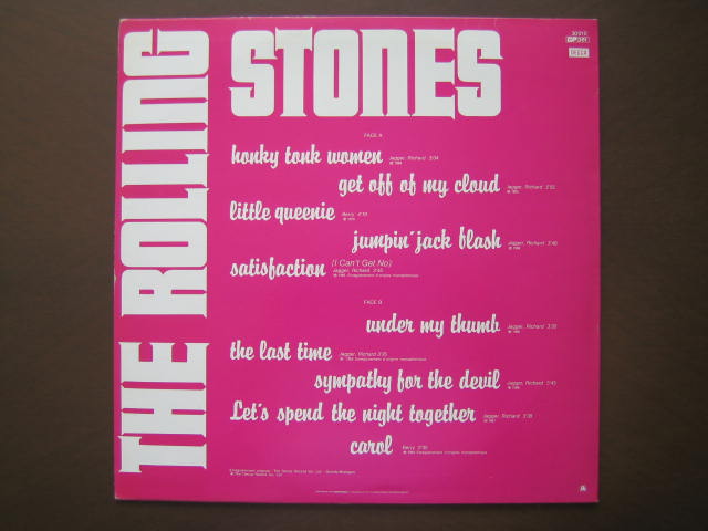 ローリングストーンズ  ピクチャーレコード  フランス盤  DECCA ローリング・ストーンズ フランス盤ピクチャー・レコード