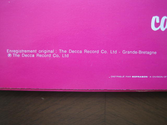 ローリング・ストーンズ フランス盤ピクチャー・レコード