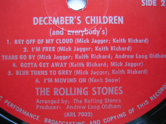 ローリング・ストーンズ USA盤DECEMBER'S CHILDREN モノラルいろいろ