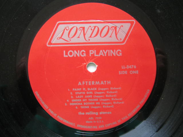 ローリング・ストーンズ USA盤 AFTERMATH モノラルいろいろ