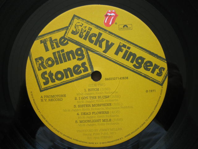 ローリング・ストーンズ UK盤 STICKY FINGERS②EMI以降の再発盤