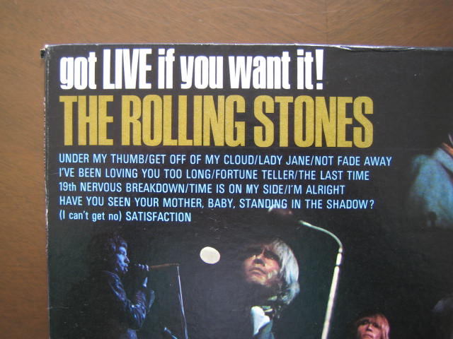 ローリング・ストーンズ USA盤 GOT LIVE IF YOU WANT IT モノラル
